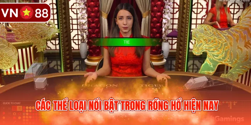 Các thể loại nổi bật trong rồng hổ hiện nay