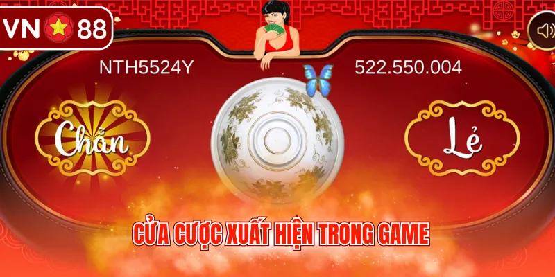 Cửa cược xuất hiện trong game